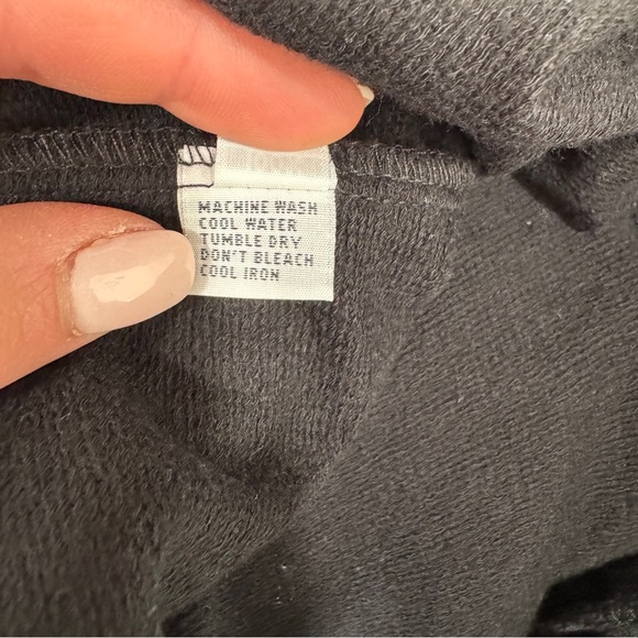 Planet by Lauren G French Terry Luxury Sweatpants Black - Picture 16 of 16